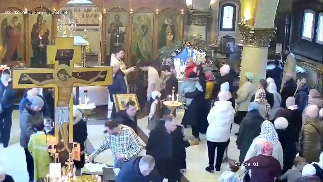 Божественная литургия. 2.02.2025 в 9-00. смотреть онлайн