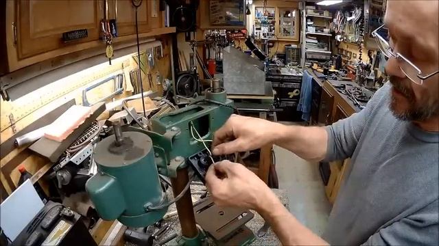 Model ZJ4110 China 8 Inch Drill Press Cleanup Part 1