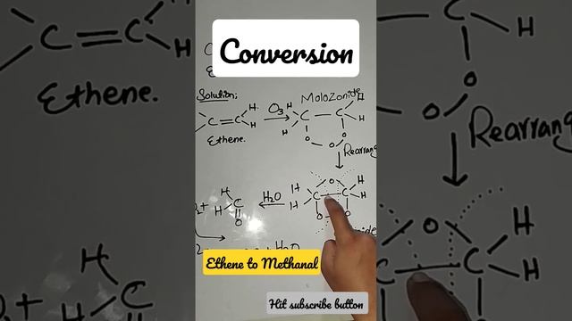 Ethene to Formaldehyde || Ethene to methanal || conversions || #chemistry #class12 #education смотреть онлайн