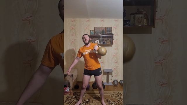 Полурывок 100 раз гиря 32 кг 🦾 смотреть онлайн