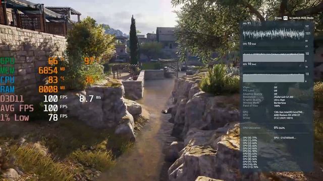 Assassin's Creed Odyssey - i5 13600KF + RX 6950 XT - 1440p Max Settings - Benchmark Fps Test смотреть онлайн
