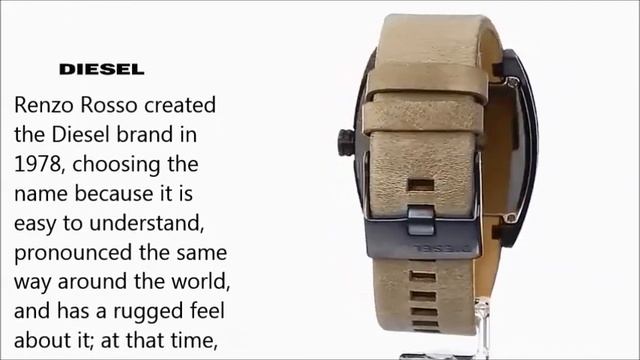 Diesel Men's DZ1703 Analog Display Analog Quartz Brown Watch смотреть онлайн