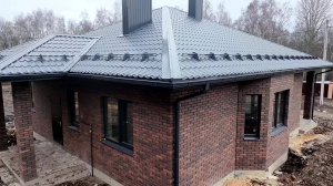 ✅ Внешний обзор принятого заказчиком, объекта. Одноэтажный дом "под ключ" 140м2