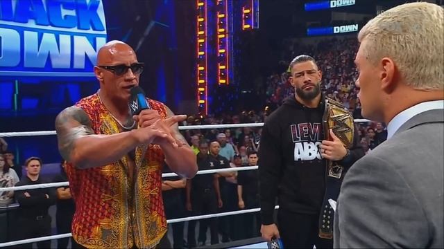 WWE SmackDown Today Cody Rhodes SLAPS The Rock😡 смотреть онлайн