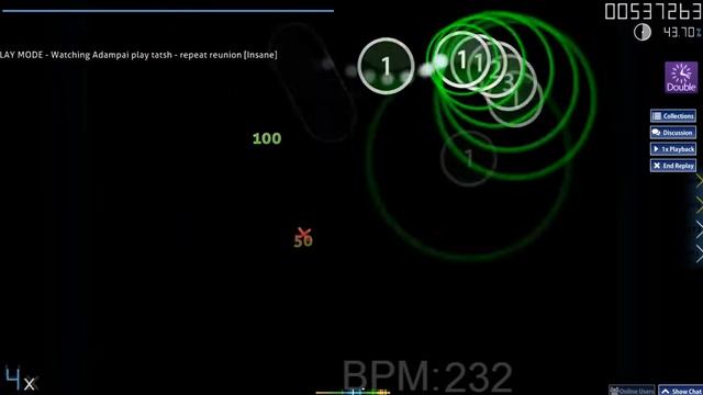 [osu!] Tatsh - repeat reunion +DT 10,63* mashmashmash смотреть онлайн