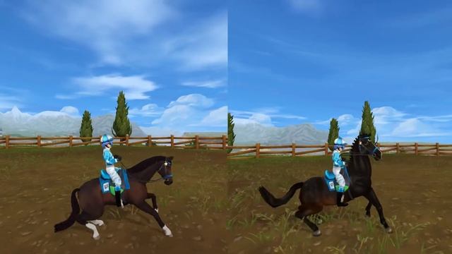 ✨STAR STABLE. Сравнение старых и новых Английских Чистокровных (Анимация)✨ смотреть онлайн