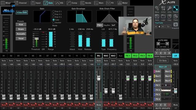 #Behringer #XR18 / #Midas #MR18 - Live 3 - #CursoGratuito
