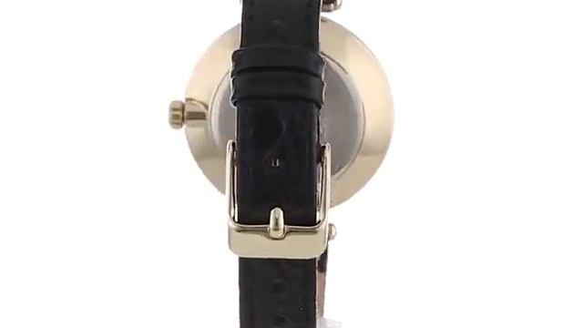 Anne Klein Women's AK 1396BMBK Mother Of Pearl Dial Leather Dress Watch смотреть онлайн