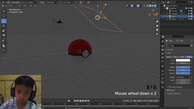 Tutorial Cara Bikin POKEBALL di BLENDER смотреть онлайн