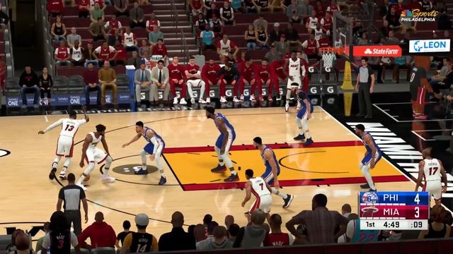 NBA 2K21 PC l Camera Mod Showcase l 76ers vs New Heat смотреть онлайн
