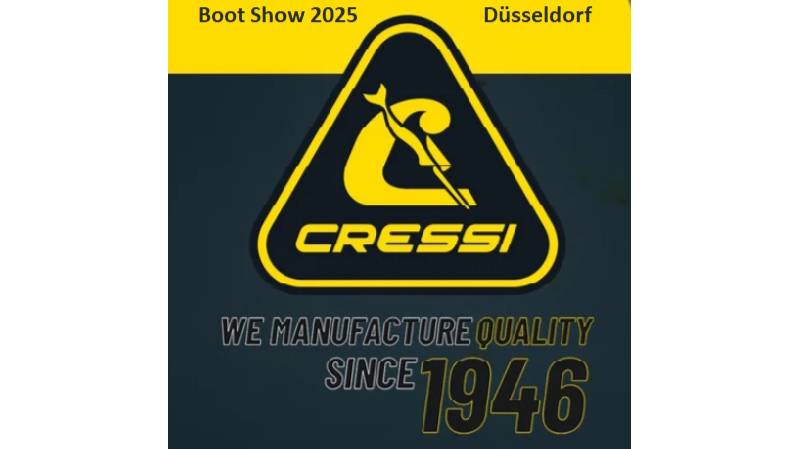 Все о новинках подводного снаряжения Cressi на Boot Show 2025 в Дюссельдорфе!