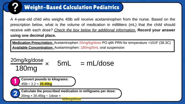 05 - Weight-Based Pediatrics - Dosage Calculations (Med Math) MADE EASY for Nursing School & NCLEX смотреть онлайн