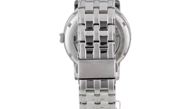 Armitron Men's 20 4919BKSV Silver Tone Automatic Black Dial Bracelet Watch смотреть онлайн
