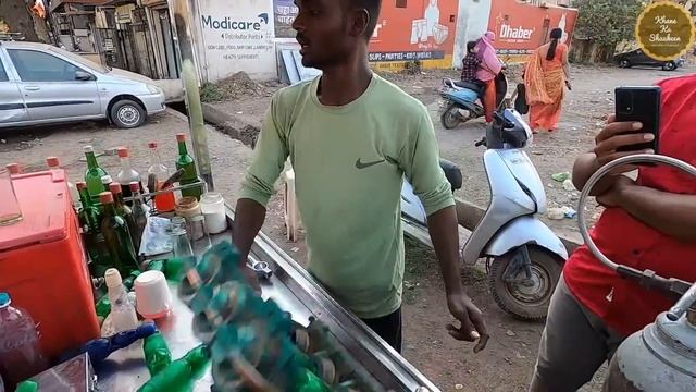 Jalgaon famous Banti Bhai ka Hand Made Strong Soda | Street Food Goti Soda | Indian Street Food смотреть онлайн