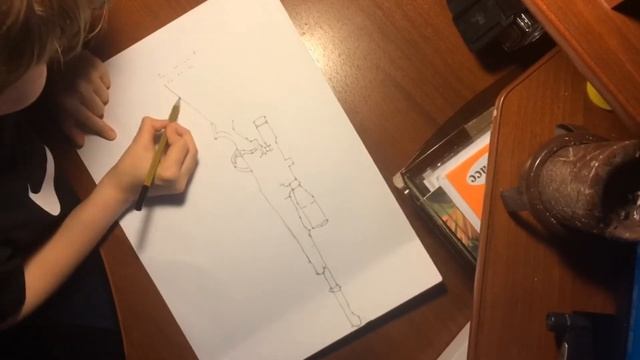 РИСУЮ СНАЙПЕРСКУЮ ВИНТОВКУ М24 смотреть онлайн