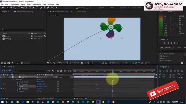 AC - Adobe After Effect CC 2019- Lesson 12: FAN смотреть онлайн