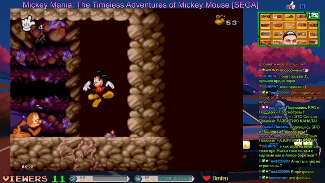 Эта Мышь Наведет Шороху ! Mickey Mania: The Timeless Adventures of Mickey Mouse [SEGA] - Прохождени смотреть онлайн