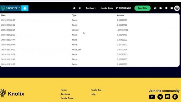 Крипто кран Knolix  Бесплатные 0 0012 KNOLIX COIN каждый час на ваш кошелек в Faucet Pay