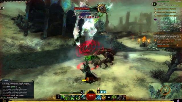 Guild Wars 2 | Champion Risen Knight | Necromancer | Solo смотреть онлайн