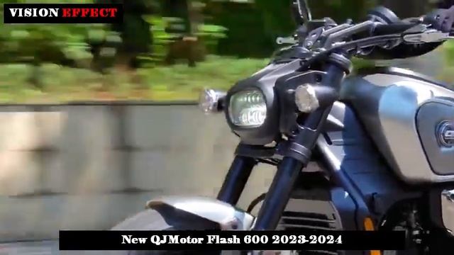 600cc, Water-Cooled Four Stroke Engine, 225 Kg, Fuel Tank 17.5 L, New QJMotor Flash 600 2023-2024