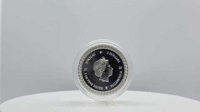 ICON 2020 - DIANA STATUE $5 DOLLARS TOKELAU 2020 1 OZ SILVER PROOF COIN смотреть онлайн