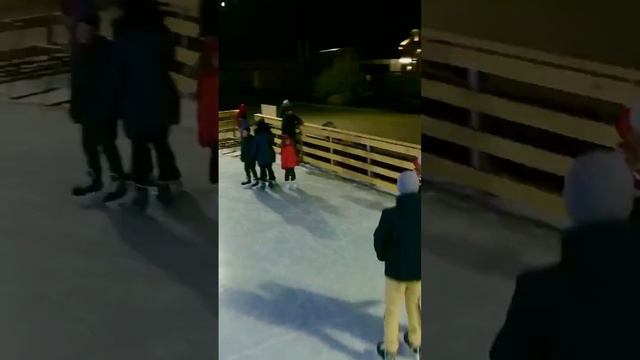 В Совхозе имени Ленина открылся бесплатный каток. смотреть онлайн