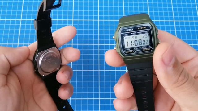 Casio F91-W Vs Skmei 1412 - Comparativo.