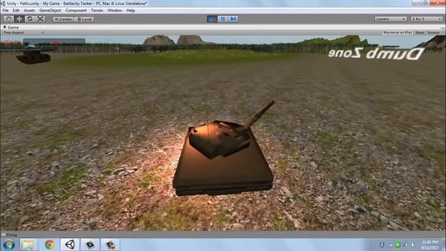 3D tanker game in Unity 3D смотреть онлайн