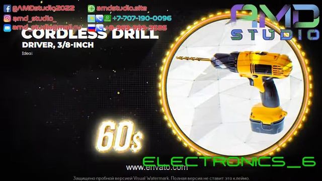 Video for advertising electronics and household appliances (Electronics_6) смотреть онлайн