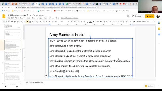 Unix Systems Lecture 5 смотреть онлайн