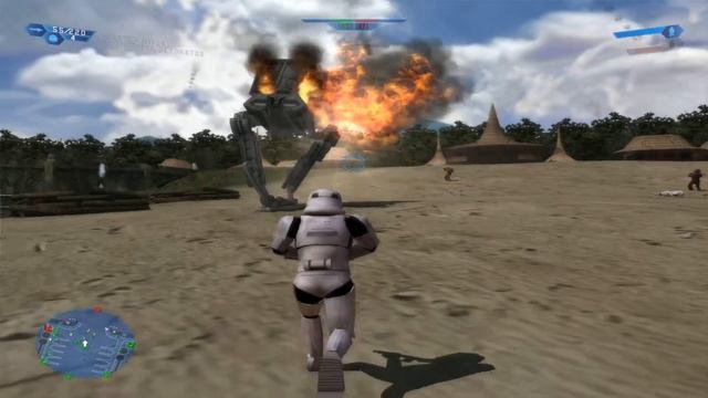 Let's Play Battlefront 1 Empire Side Fight for Kashyyyk Docks смотреть онлайн
