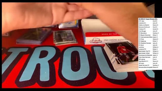 #2 2020-21 Topps Chrome EUFA Champions League UCL 1 box Break смотреть онлайн