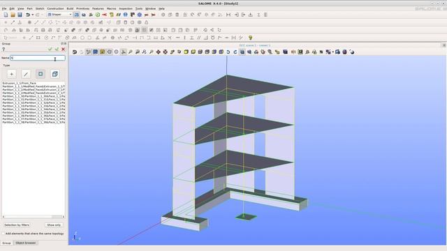 SALOME SHAPER 9.4.0 new functionalities (English audio) смотреть онлайн