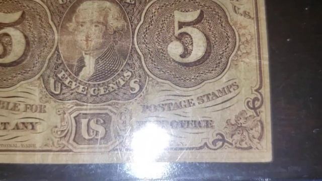 1862 First Issue 5 CENT FRACTIONAL CURRENCY смотреть онлайн
