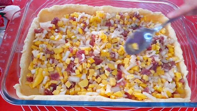 ОЧЕНЬ ВКУСНЫЙ МЯСНОЙ ПИРОГ С КАРТОШКОЙ! ОЧЕНЬ ПРОСТОЙ РЕЦЕПТ! смотреть онлайн