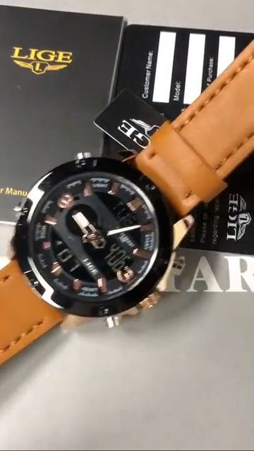 Relógio LUXO - 2020 LIGE Digital LED à prova d'água смотреть онлайн