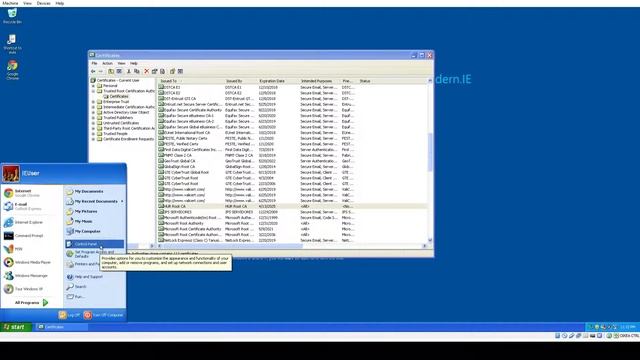 Configuring Windows XP for HUR RFID service смотреть онлайн