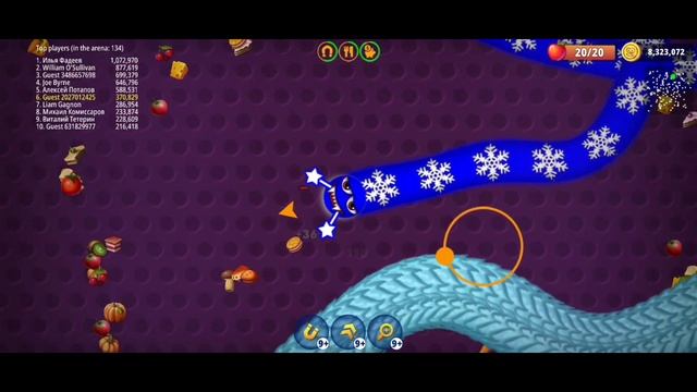 WormsZone.io🐍🐍 1.570.750+Score Epic Worms Zone i0🐍🐍 Best Gameplay # 13 смотреть онлайн