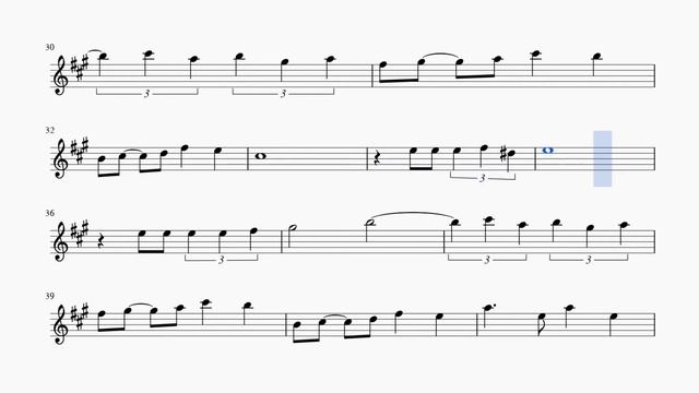 La paloma by Sebastián de Iradier Salaverri. For alto sax смотреть онлайн