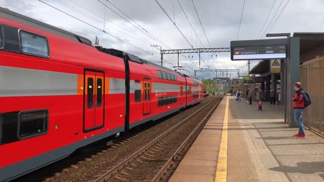 ЭШ2-002 Аэроэкспресс На станции Лианозово смотреть онлайн
