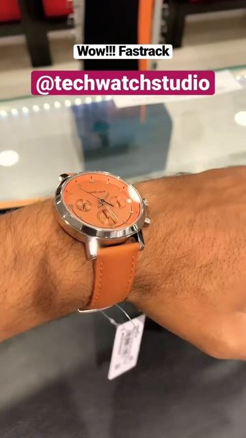Wow!!! Fastrack | Orange Shade | Leather men’s Watch | #fastrackwatches #titan #fashion #watches смотреть онлайн