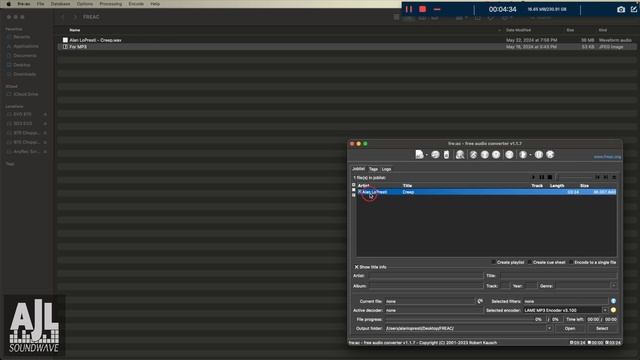 MP3 Software Converter - FRE:AC Tutorial смотреть онлайн