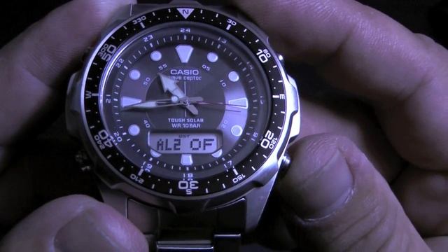 Casio Watch Atomic Tough Solar Wave Ceptor WVA-320J (4319) Video Review смотреть онлайн