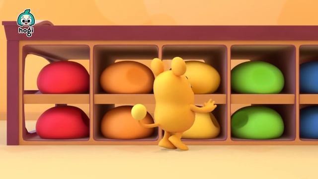 10 Учим цвета с Myan 15мин Pinkfong & Hogi Colours For Kids Учимся с Hogi