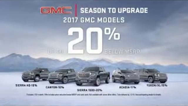 Up to 20% Below MSRP On Select 2017 GMC Models смотреть онлайн