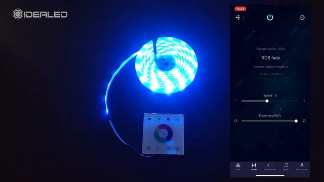 Bluetooth Wall Mounted Touch Panel Controller Dimmer Glass Switch Controller for LED Strip Light смотреть онлайн