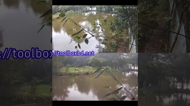 V380 Pro 4G Solar Dual Lens Camera Video Footage
