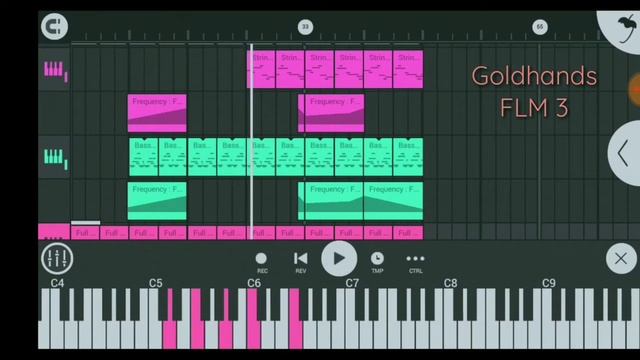 FL Studio Mobile 3 (FLM 3) - Drum n Bass (By Goldhands) смотреть онлайн