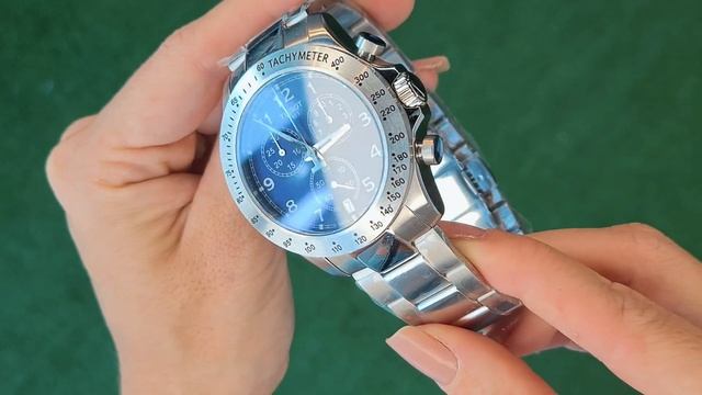 Relógio Tissot T-Sport V8 Mostrador Azul T106.417.11.042.00 смотреть онлайн