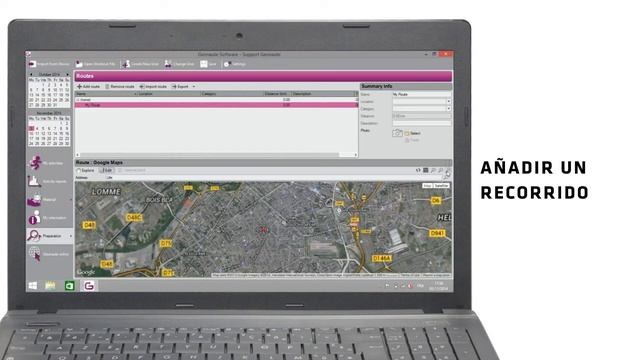 ES - SAV Keymaze 700 Trail - Cómo se crea un itinerario y se exporta al producto смотреть онлайн